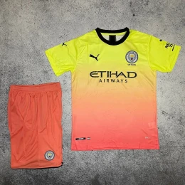 Футбольная форма Man City Third 19/20 yellow/orange #1