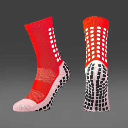 Полугетры Skilz Gripsox red